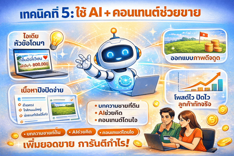 วิธีขายที่ดินให้ได้เร็ว