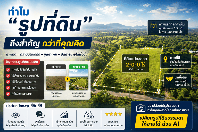 AI แต่งรูปที่ดิน,