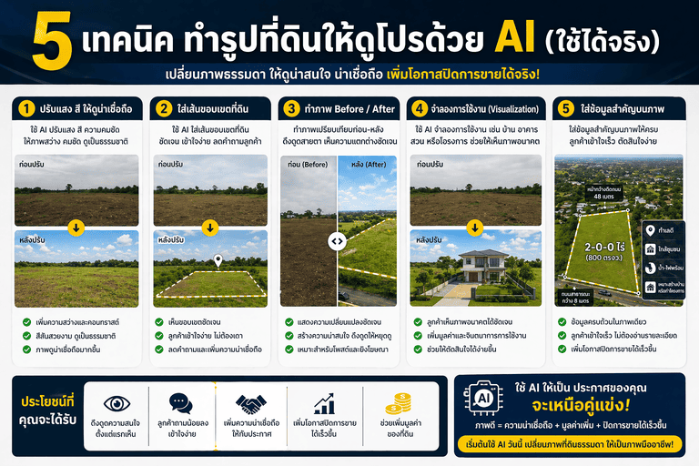 AI แต่งรูปที่ดิน,