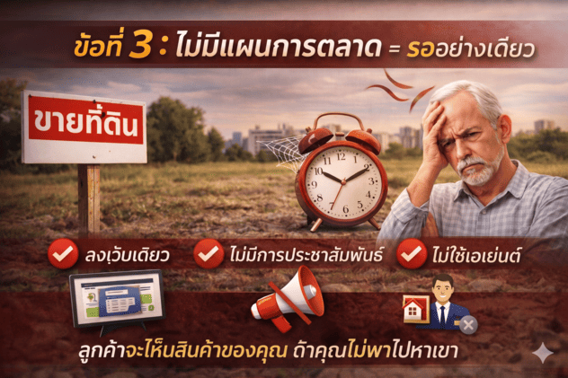 ขายที่ดินไม่ออก