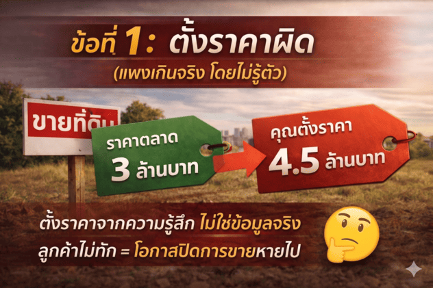 ขายที่ดินไม่ได้