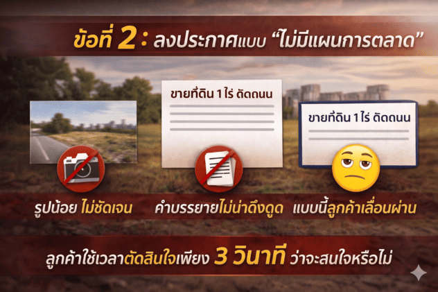 ขายที่ดินไม่ได้