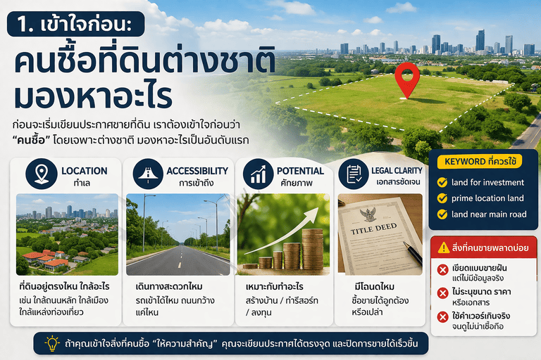 การขายที่ดินสำหรับนักลงทุนต่างชาติ