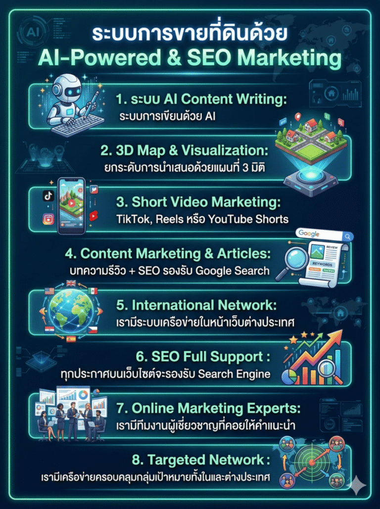 การตลาดสำหรับฝากขายที่ดิน