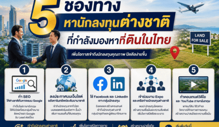 5 ช่องทางขายที่ดินลูกค้าต่างชาติ